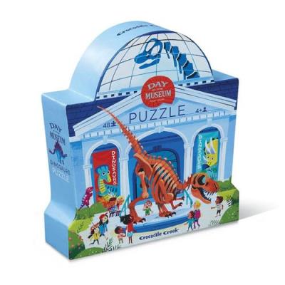 Opakowanie Puzzle 48 el. Dzień w muzeum - Dinozaury