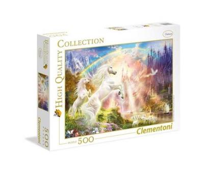 Puzzle 500 Sunset Unicorns. Autor: .. SmakLiter.pl Okładka książki Puzzle 500 Sunset Unicorns