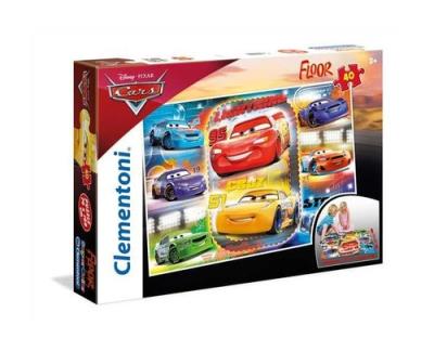 Okładka książki Puzzle podłogowe SuperColor Auta 40