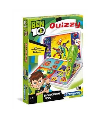 Quizzy Ben 10. Wydawca: Clementoni. SmakLiter.pl Opakowanie Quizzy Ben 10