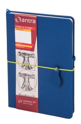 Opakowanie Renesans A5 Notes kropki granatowy