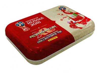 Russia 2018 FIFA World Cup - Mini puszka kolekcjonerska. Wydawca: Panini. SmakLiter.pl Opakowanie Russia 2018 FIFA World Cup - Mini puszka kolekcjonerska