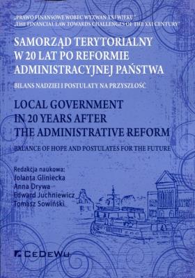 Okładka książki Samorząd terytorialny W 20 lat po reformie administracyjnej państwa