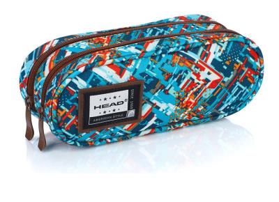 Opakowanie Saszetka piórnik na dwa zamki XL HD-86 Head 2