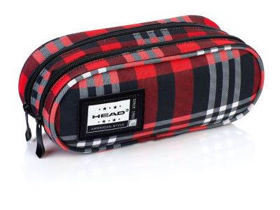 Opakowanie Saszetka piórnik na dwa zamki XL HD-91 Head 2