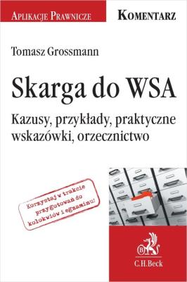 Skarga do WSA. Autor: Grossmann Tomasz. SmakLiter.pl Okładka książki Skarga do WSA