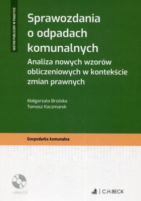 Okładka książki Sprawozdania o odpadach komunalnych