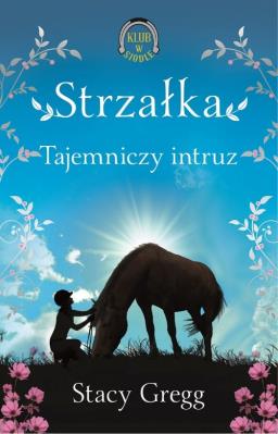 Strzałka Tajemniczy intruz Klub w siodle 2. Autor: Gregg Stacy. SmakLiter.pl Okładka książki Strzałka Tajemniczy intruz Klub w siodle 2