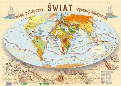 Świat wyprawy odkrywcze. Podkładka na biurko. Wydawca: Piętka. SmakLiter.pl Opakowanie Świat wyprawy odkrywcze. Podkładka na biurko