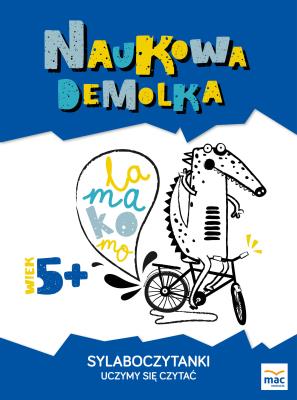 Sylaboczytanki. Uczymy się czytać  5+. Autor: Wiesława Żaba-Żabińska. SmakLiter.pl Okładka książki Sylaboczytanki. Uczymy się czytać  5+