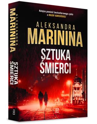 Sztuka śmierci. Autor: Aleksandra Marinina. SmakLiter.pl Okładka książki Sztuka śmierci