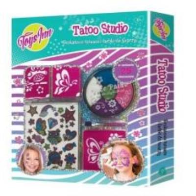 Opakowanie Tatoo studio tatuaże+ farbki do twarzy STnux