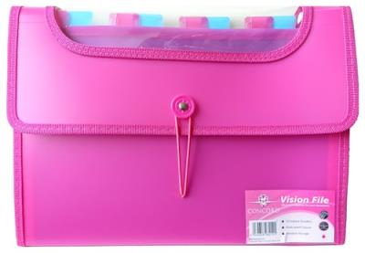 Opakowanie Teczka A4 Concord Vison File 12 przekładek różowa