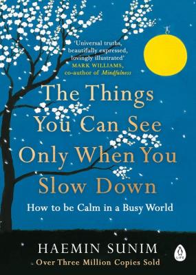 The Things You Can See Only When You Slow Down. Autor: Sunim Haemin. SmakLiter.pl Okładka książki The Things You Can See Only When You Slow Down