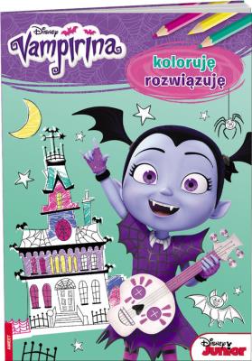 Okładka książki Vampirina Koloruję rozwiązuję