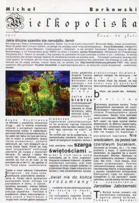Wielkopoliska. Autor: Borkowski Michał. SmakLiter.pl Okładka książki Wielkopoliska