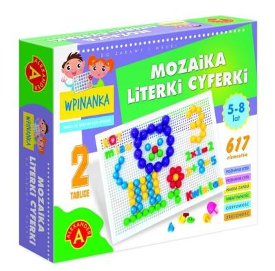 Opakowanie Wpinanka-Mozaika Literki i cyferki
