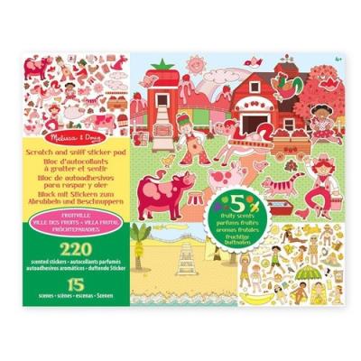 Opakowanie Zdrapywanka Naklejki Kraina Owoców