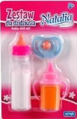 Opakowanie Zestaw dla dzidziusia 2 butelki+smoczek NATALIA