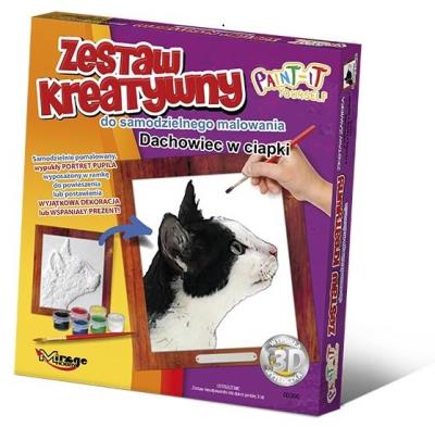 Okładka książki Zestaw Kreatywny do malowania - Dachowiec w ciapki