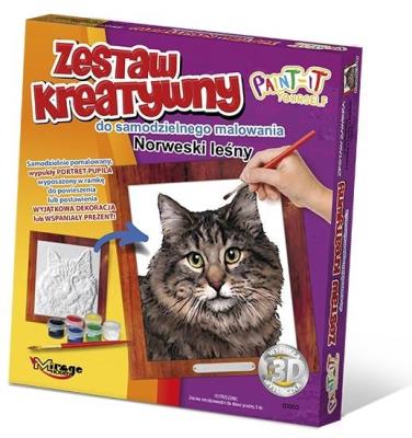 Okładka książki Zestaw Kreatywny do malowania - Norweski leśny