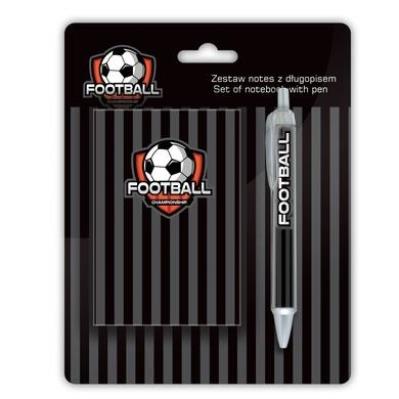 Opakowanie Zestaw pamiętnik z długopisem Football