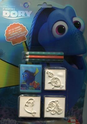 Opakowanie Zestaw pieczątek z akcesoriami Gdzie jest Dory