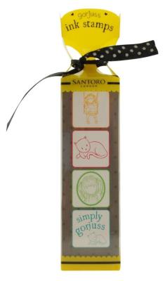 Opakowanie Zestaw stempli z tuszem - Ruby (Yellow)