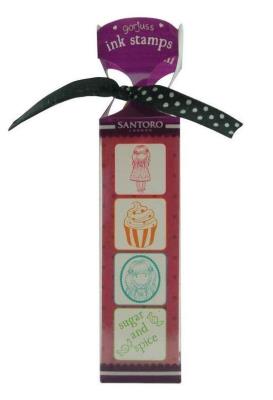 Opakowanie Zestaw stempli z tuszem - Sugar and Spice