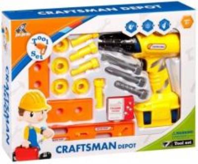 Opakowanie Zestaw wiertarka z akcesoriami