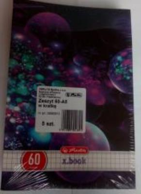 Opakowanie Zeszyt A5/60k kratka Abstract (5szt)