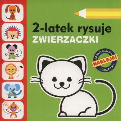 Okładka książki 2-latek rysuje Zwierzaczki