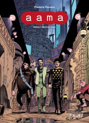 Aama Tom 1 Zapach ciepłego pyłu. Autor: Peeters Frederik. SmakLiter.pl Okładka książki Aama Tom 1 Zapach ciepłego pyłu