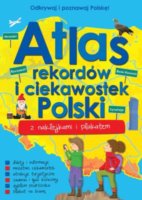 Okładka książki Atlas rekordów i ciekawostek Polski