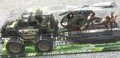 Opakowanie Auto wojskowe z lawetą+ helikopter