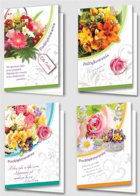 Opakowanie Barnet B6 z elemen. Podziękowania (10szt) MIX