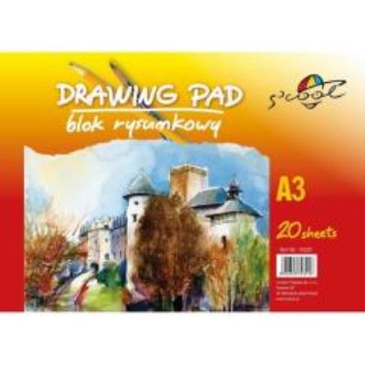 Opakowanie Blok rysunkowy A3/20K 90gsm S'cool