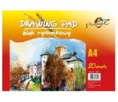 Opakowanie Blok rysunkowy A4/20K 90gsm S'cool