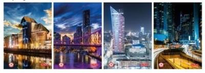 Opakowanie Brulion B5/120K kratka City Lights (5szt)