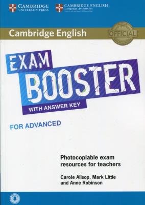 Okładka książki Cambridge English Exam Booster with answer key for advanced