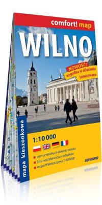 Okładka książki Comfort!map Wilno1:10 000 plan miasta