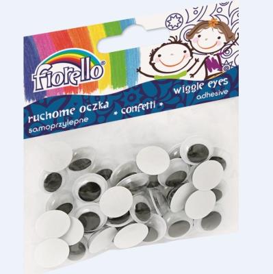 Confetti oczka samoprzylepne GR-KE40-15 FIORELLO. Wydawca: Fiorello. SmakLiter.pl Opakowanie Confetti oczka samoprzylepne GR-KE40-15 FIORELLO
