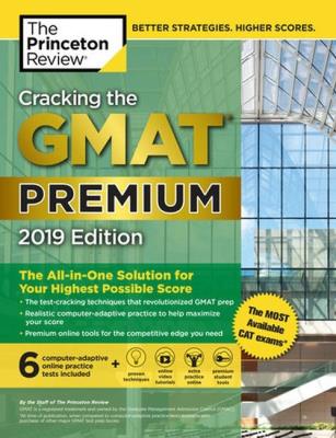 Okładka książki Cracking the GMAT Premium Edition with 6 Computer