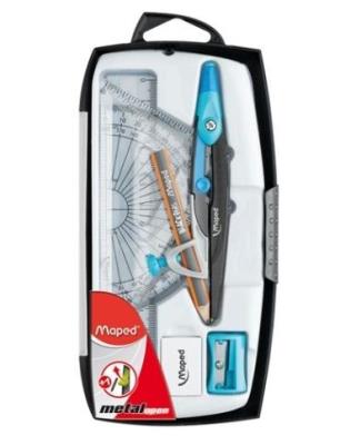 Opakowanie Cyrkiel Metal open z ołówkiem 8 elem. mix MAPED