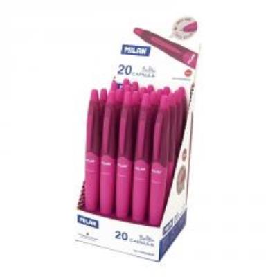 Opakowanie Długopis Capsule czerwony (20szt) MILAN