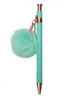 Opakowanie Długopis z pomponem niebieski