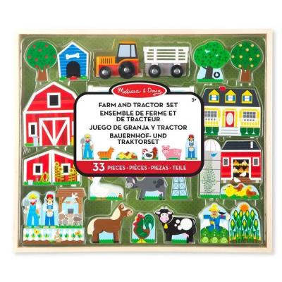 Opakowanie Drewniany duży zestaw Farma