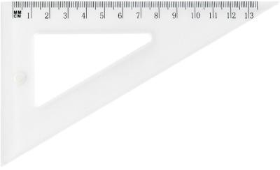 Opakowanie Ekierka szkolna GR-853T 13,5cm/60 transparent GRAN