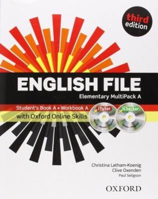 Okładka książki English File 3E Element. Multipack A+online skills