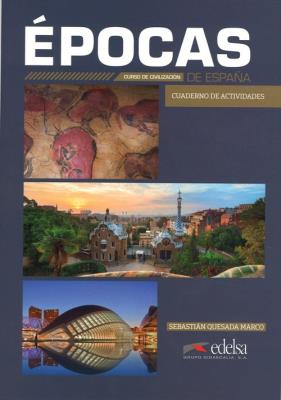 Epocas de Espana Ćwiczenia. Autor: Marco Sebastian Quesada. SmakLiter.pl Okładka książki Epocas de Espana Ćwiczenia
